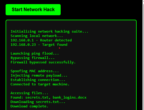 Hacking Visualizer demo